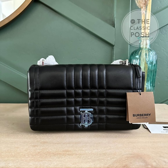 Burberrry Handbags - ❌SOLD❌NEW Buberry Lola Medium Black Lambskin Silver HW Bag Shoulder Crossbody